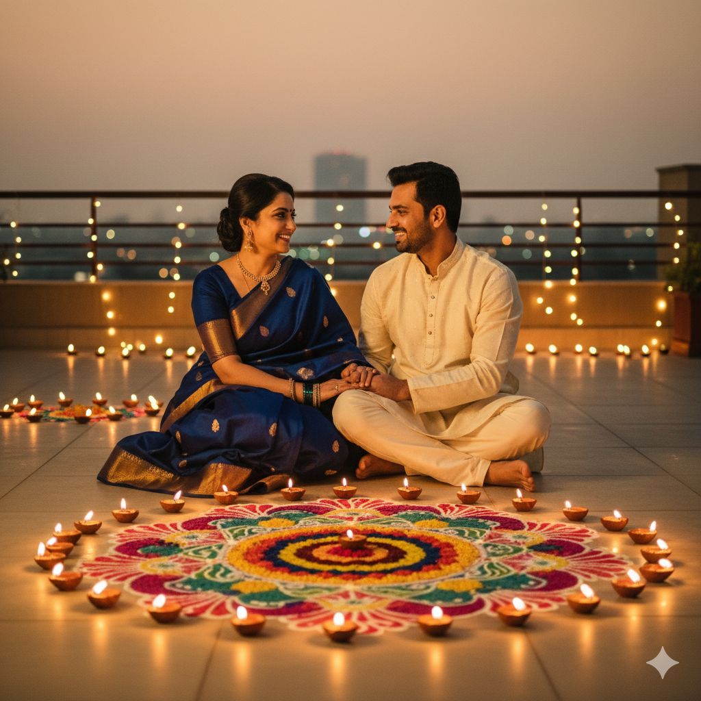 Gemini Prompts for Diwali Couples
