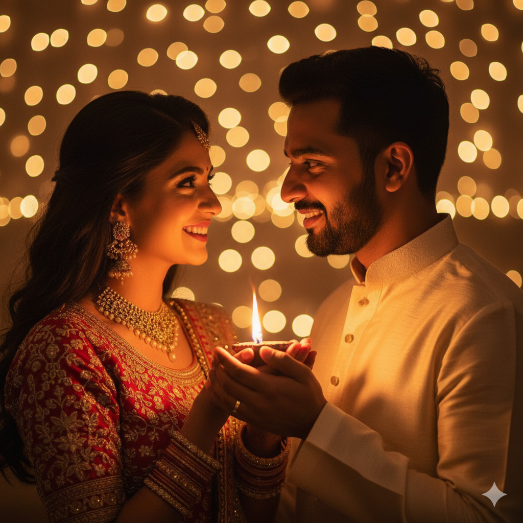 Gemini Prompts for Diwali Couples